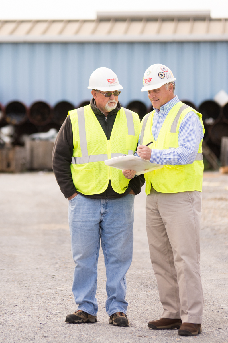 two men on construction jobsite